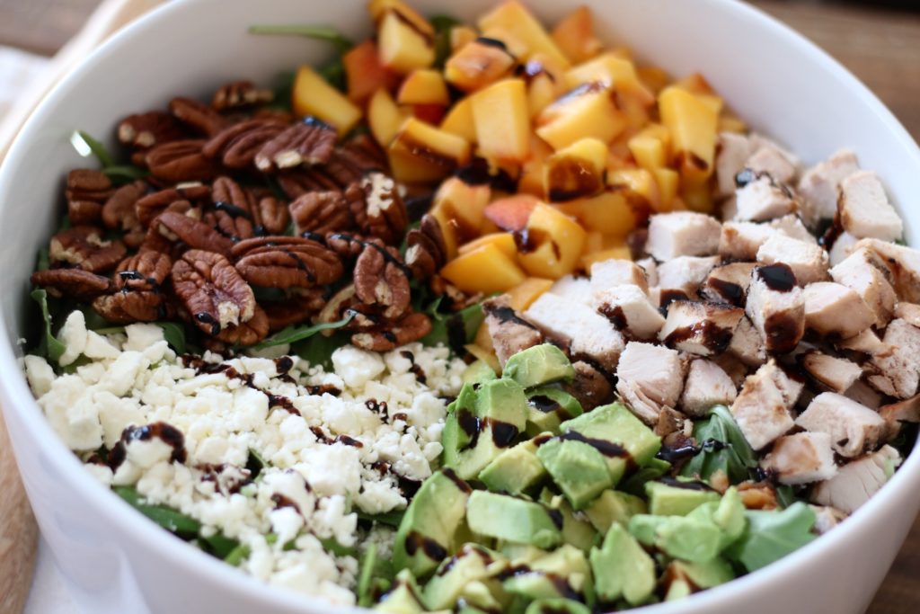 Peach Cobb Salad